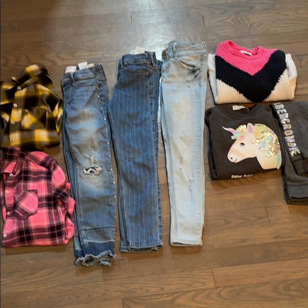 Girls Abercrombie lot  7/8 Euc